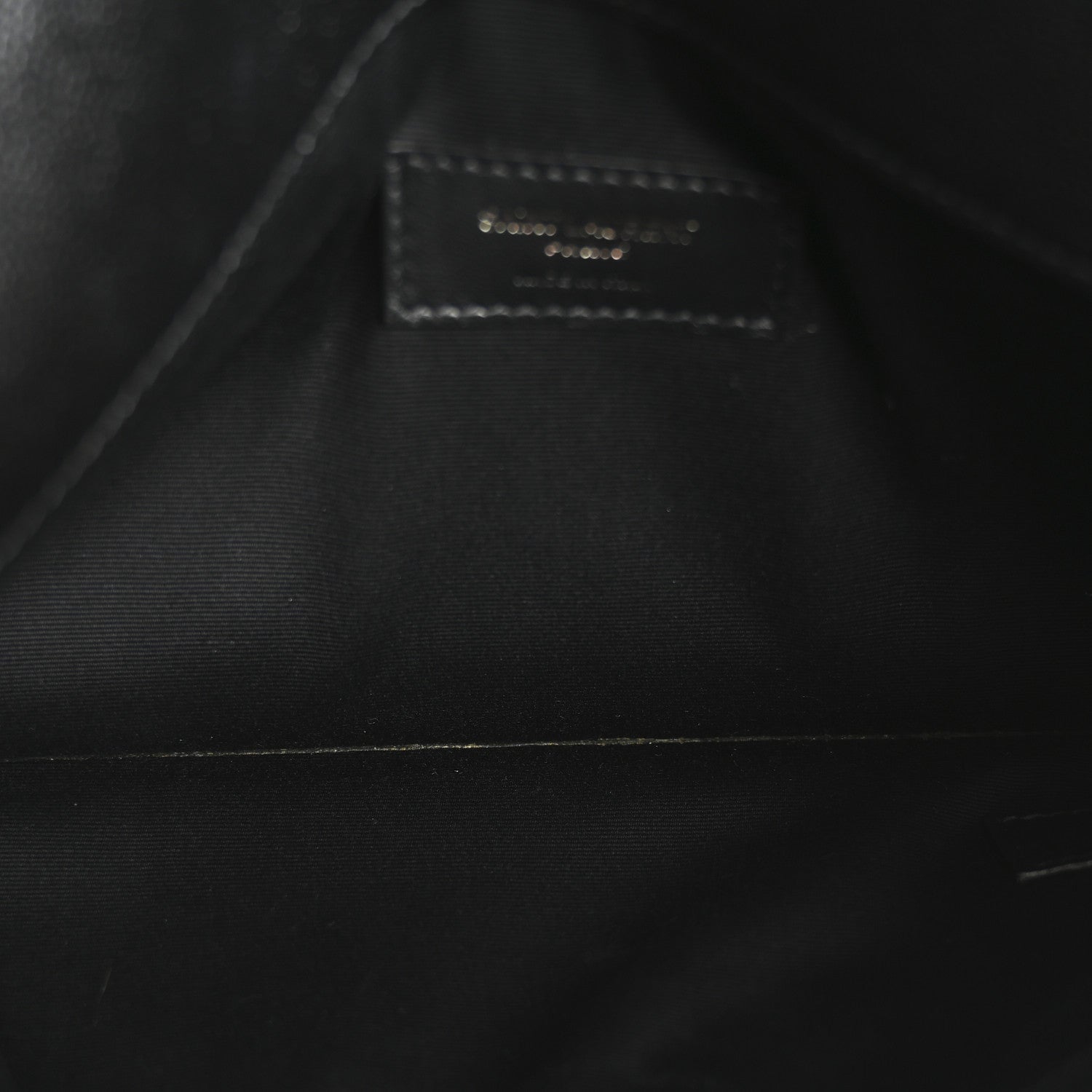 Saint Laurent Grain De Poudre Uptown Pouch Black 5 of 9
