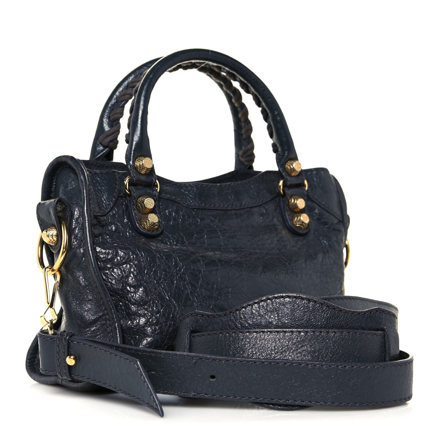 Agneau Giant 12 Gold Hardware Mini City Gris Fossile