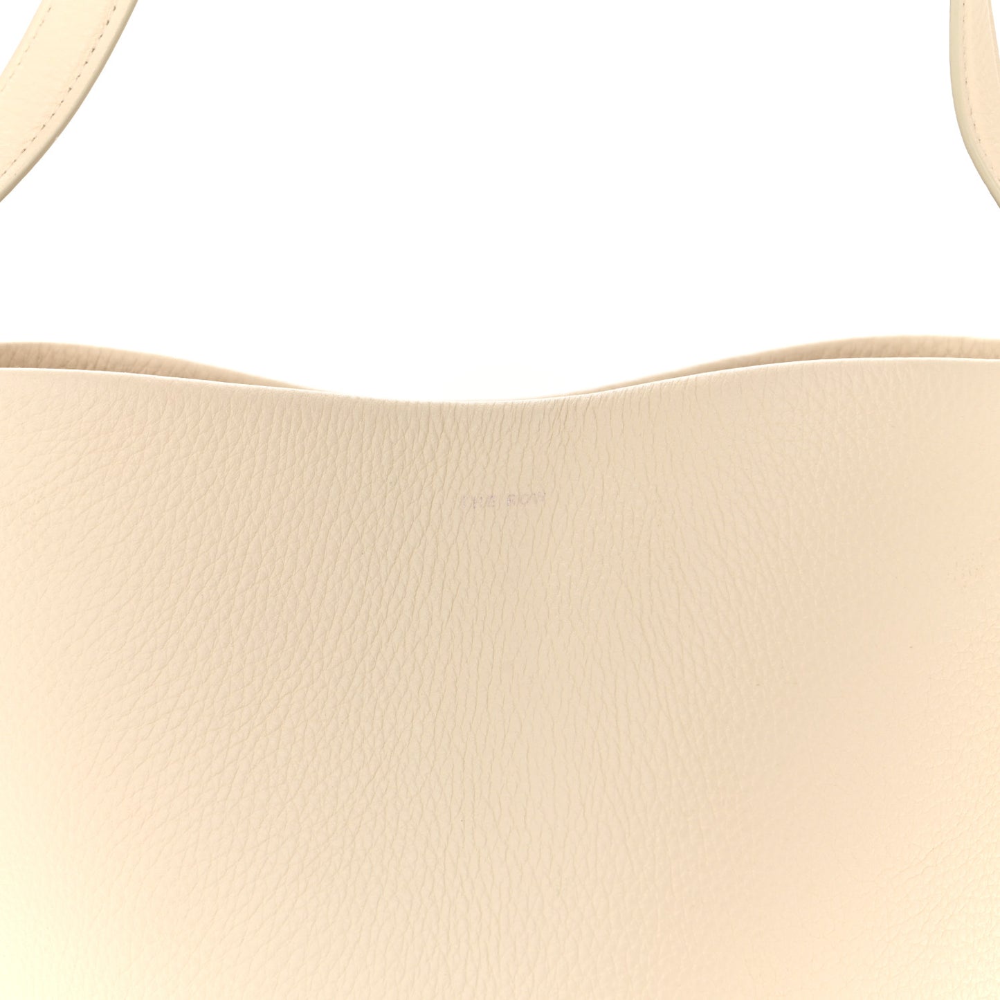 Grained Calfskin Medium N/S Park Tote Ivory