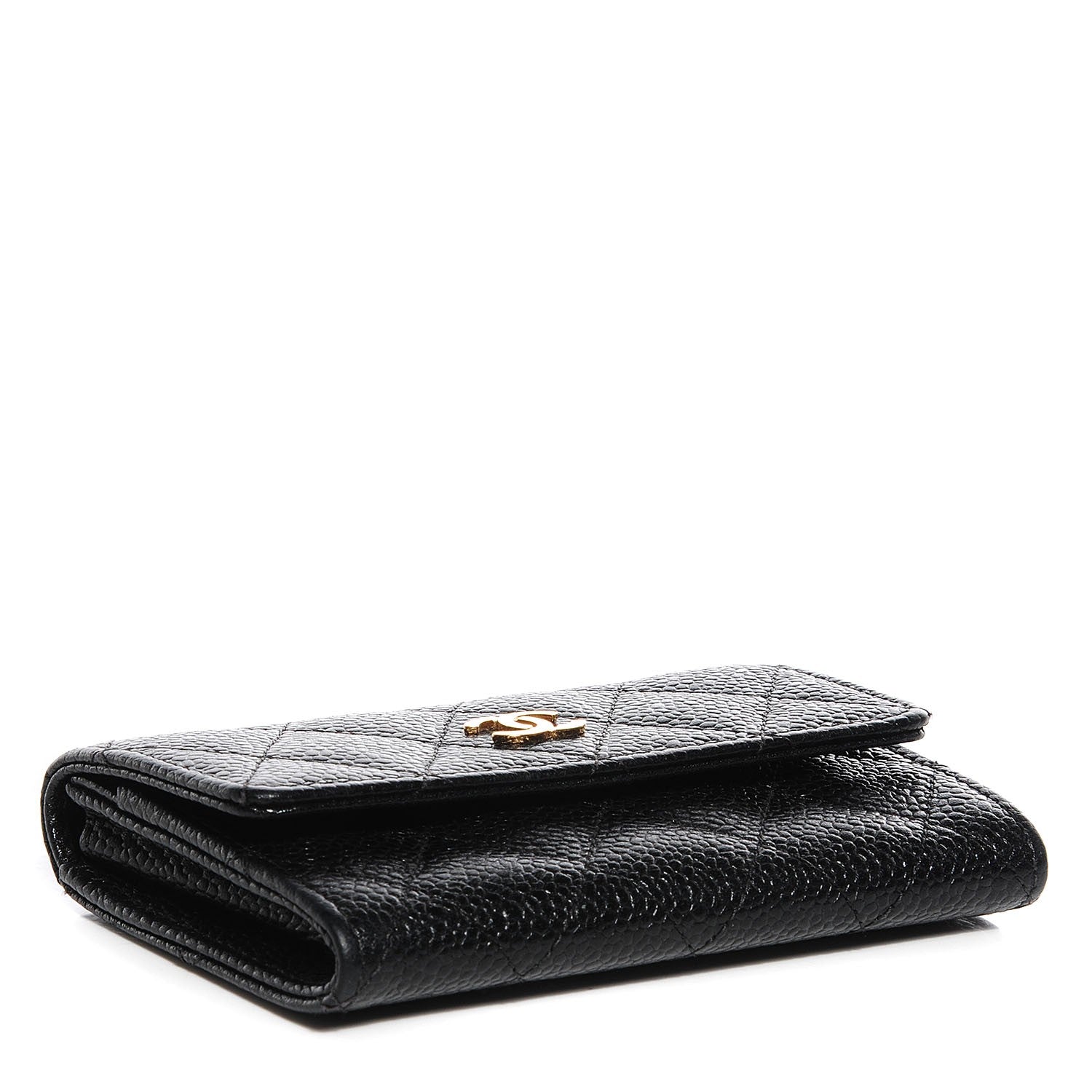 Chanel Caviar Quilted Flap Card Holder Black 4 of 8