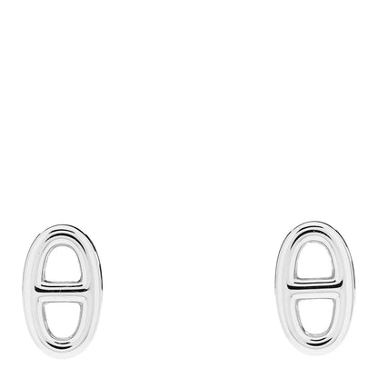 Hermes Sterling Silver TPM Farandole Earrings 1 of 5