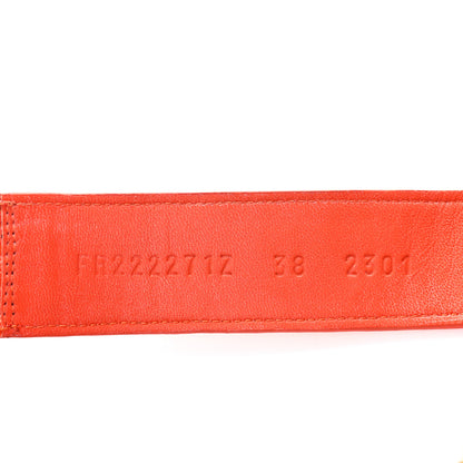 Hermes Lizard Womens Chypre Sandals 38 Orange Synthetique 8 of 8
