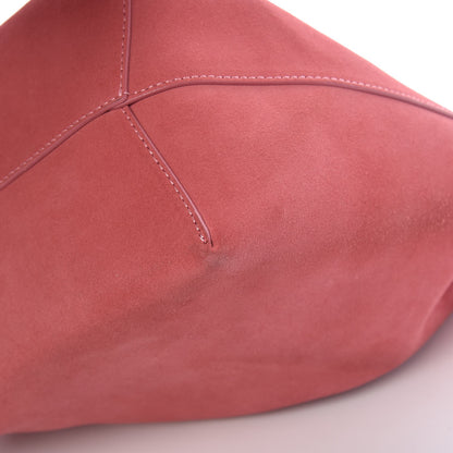 Mansur Gavriel Suede Bucket Bag Blush 11 of 12
