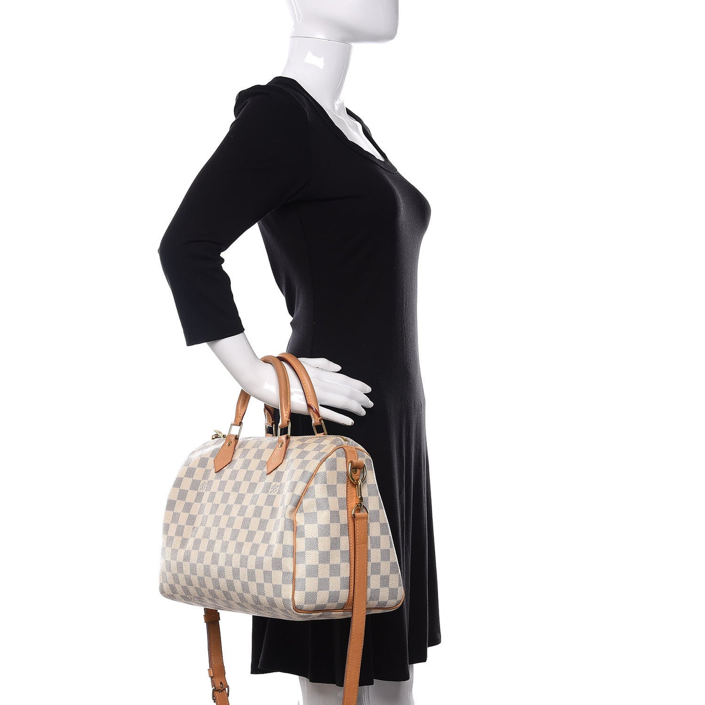 Damier Azur Speedy Bandouliere 30