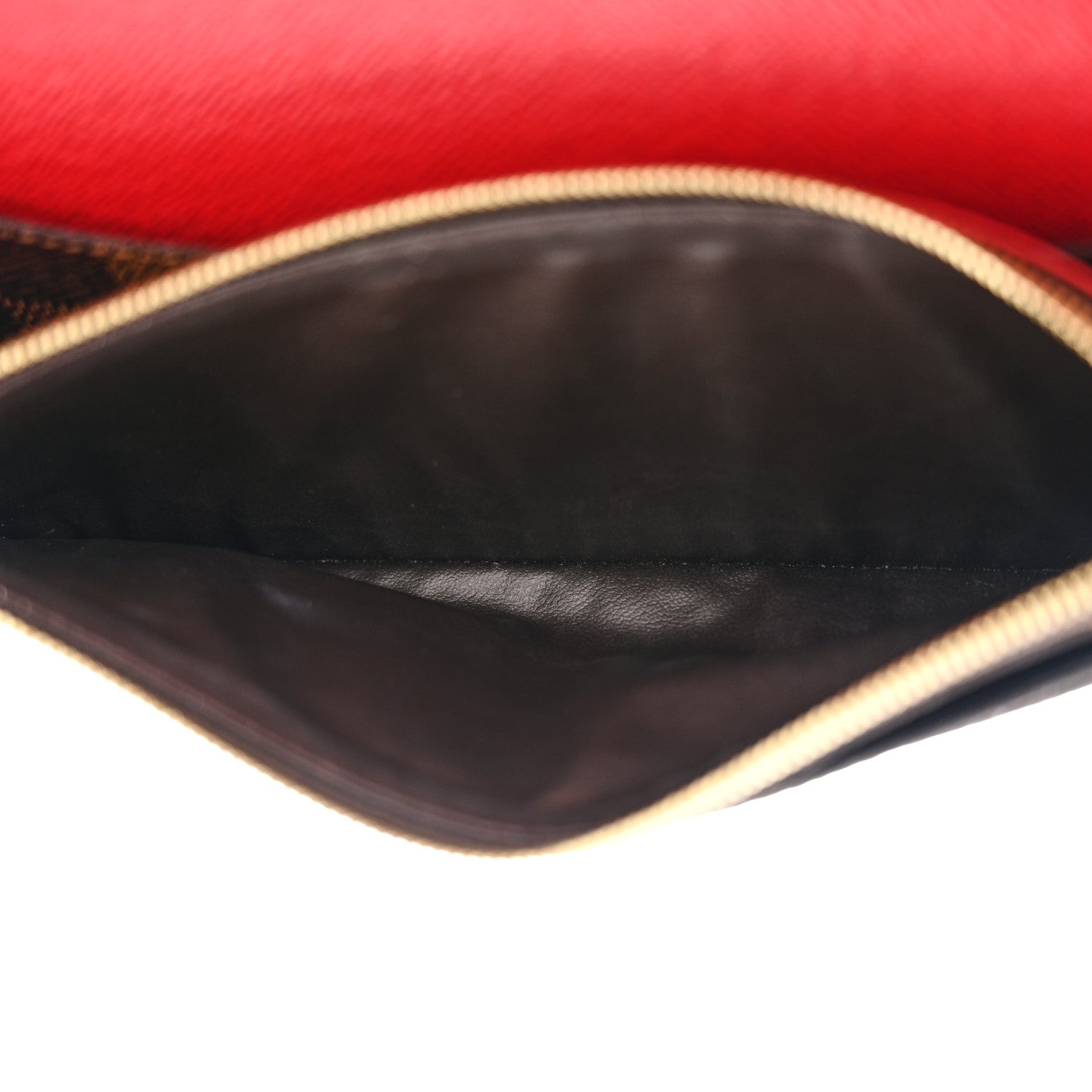 Louis Vuitton Damier Ebene Emilie Wallet Red 6 of 14