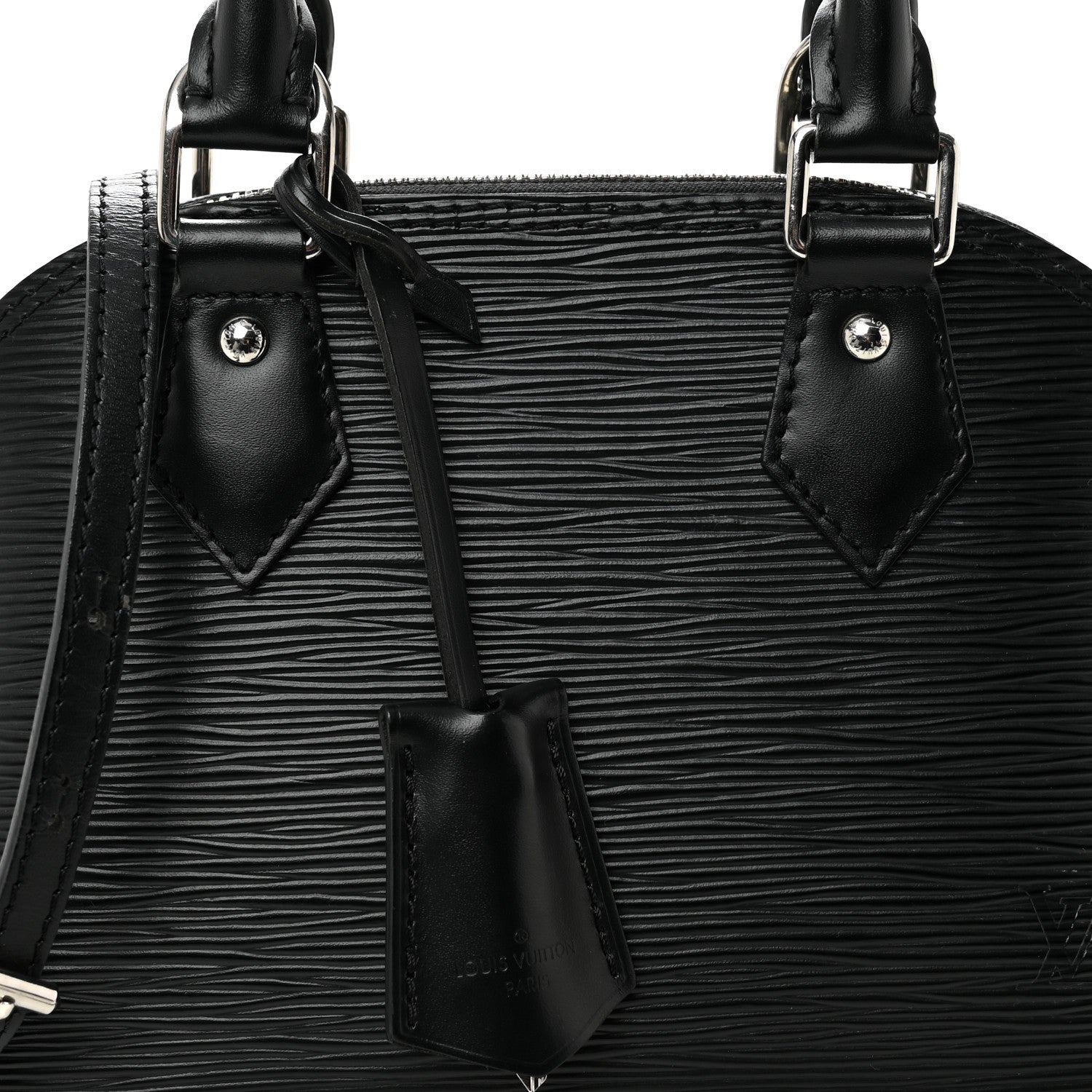 Louis Vuitton Epi Alma BB Black 7 of 9