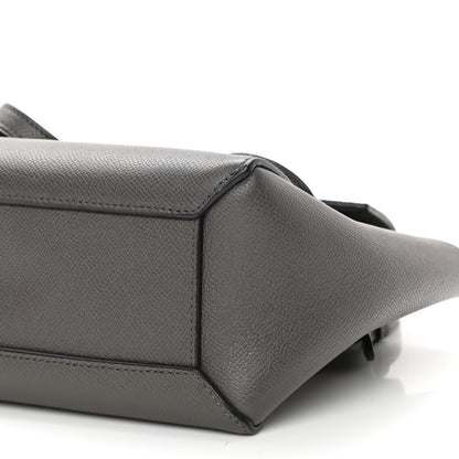 Celine Grained Calfskin Nano Belt Bag Grey 7 of 9