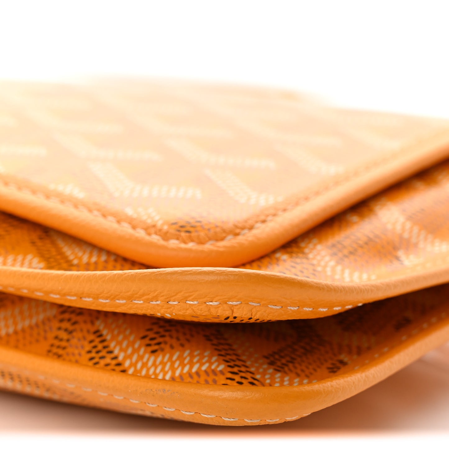 Goyardine Plumet Wallet Clutch Yellow