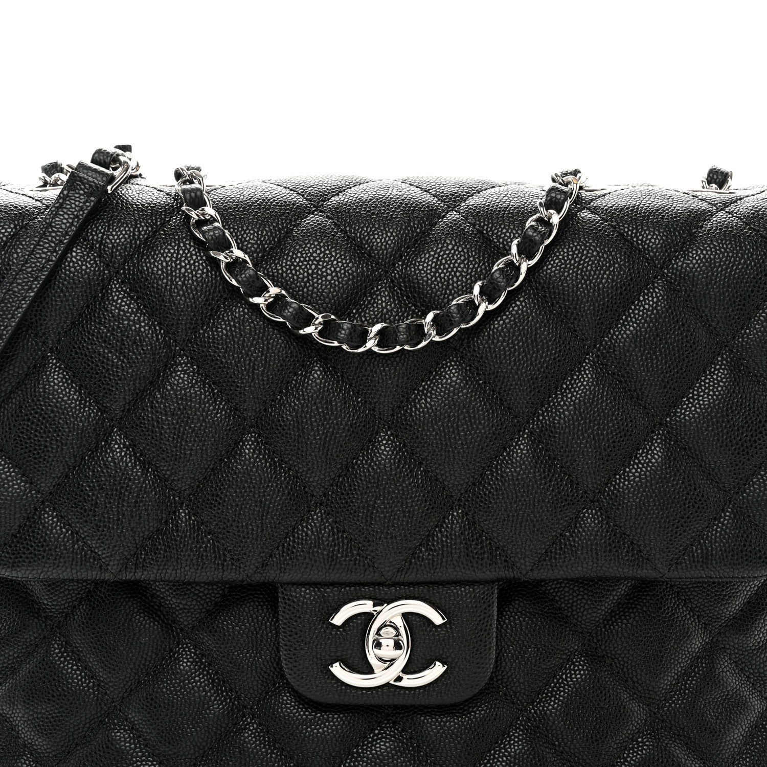 Chanel Caviar Quilted Large Urban Companion Flap Black 8 of 10