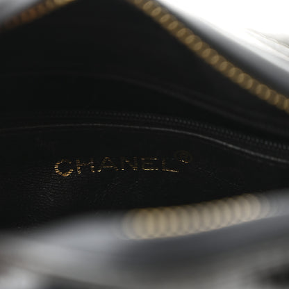 Chanel Patent Quilted Tassel Camera Case Black 6 of 11
