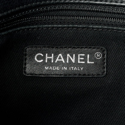 Chanel Calfskin Quilted Jungle Stroll Shoulder Bag Black 6 of 13