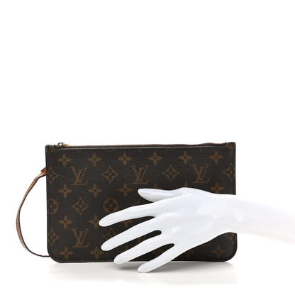 Louis Vuitton Monogram Neverfull MM GM Pochette 2 of 9
