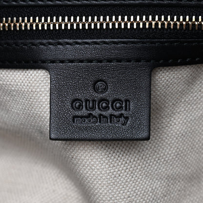 Gucci Calfskin Microguccissima Trim Medium Boston Black 6 of 9