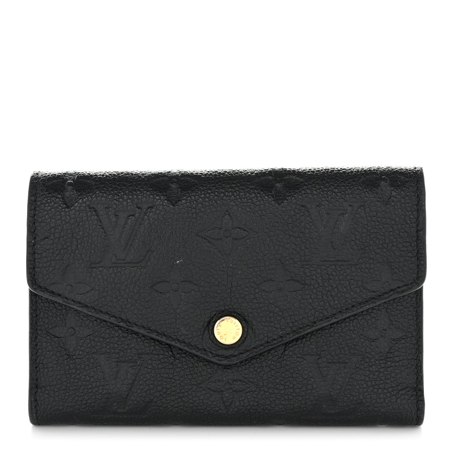 Louis Vuitton Empreinte Compact Curieuse Wallet Black 1 of 10