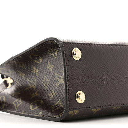 Louis Vuitton Snakeskin Monogram City Steamer Mini Brown 8 of 10