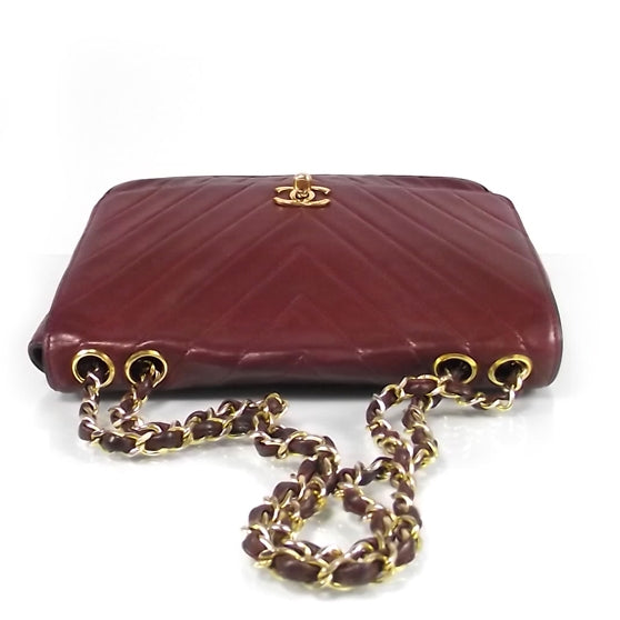 Chanel Lambskin Chevron Flap 5 of 11