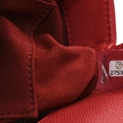 Chanel Caviar Quilted Small Coco Handle Flap Red 6 of 10