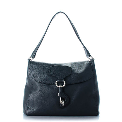 Prada Vitello Daino Shoulder Flap Bag Nero Black 1 of 7