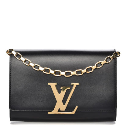 Louis Vuitton Calfskin Chain Louise GM Black 1 of 7