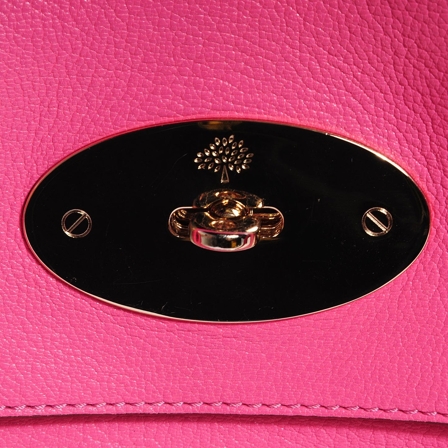 Glossy Goatskin Bayswater Raspberry