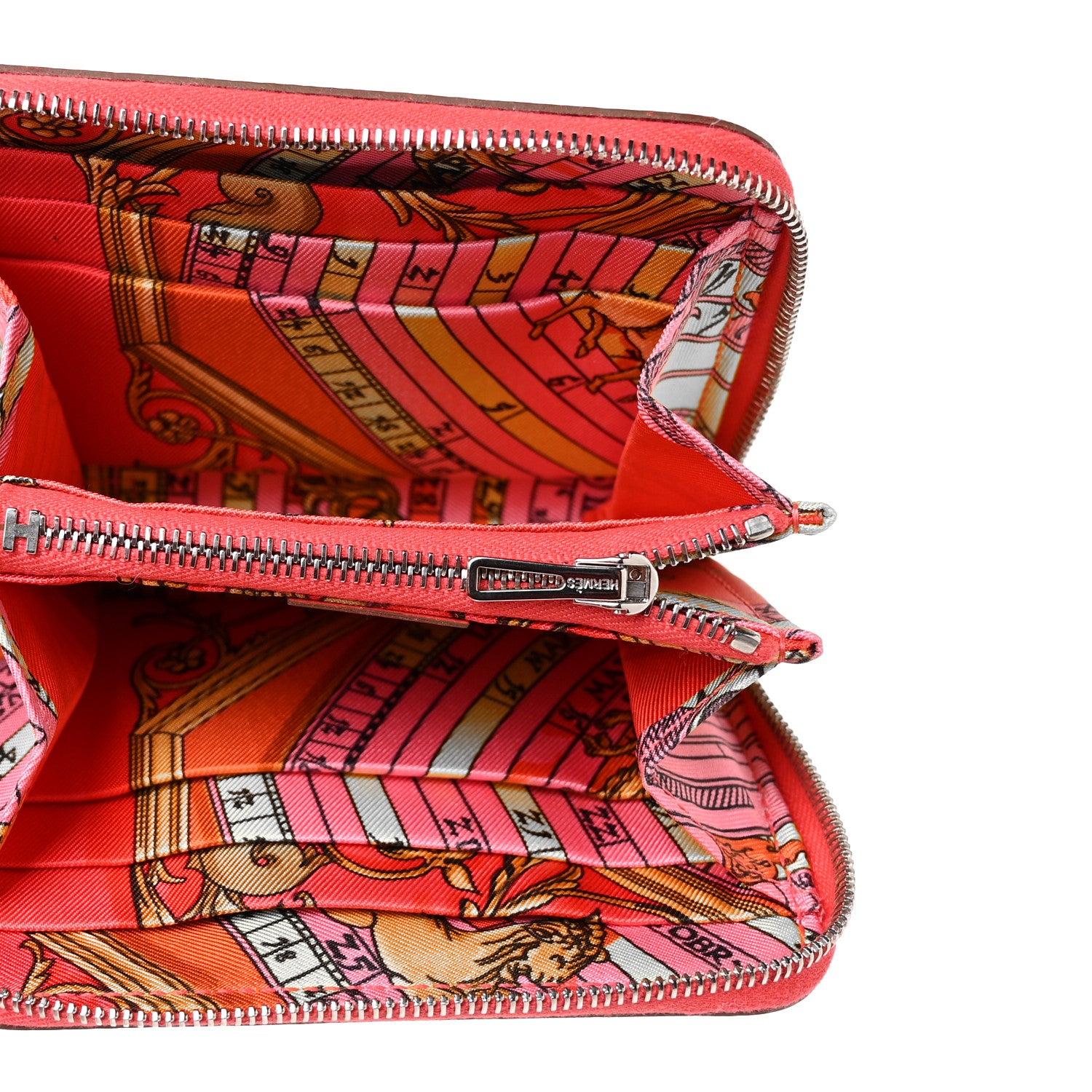 Hermes Epsom Silk'In Compact Wallet Rose Jaipur 5 of 9