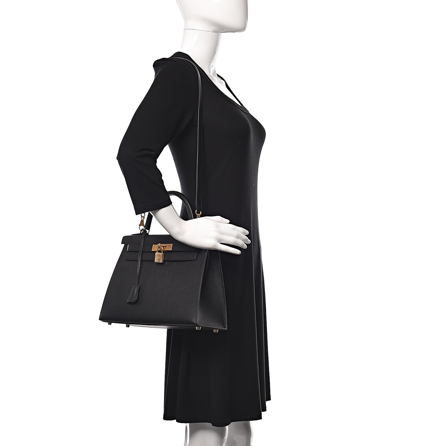 Hermes Epsom Kelly Sellier 28 Black 2 of 34