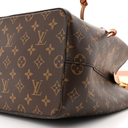 Louis Vuitton Monogram Braided Neonoe MM Peach Cream 11 of 12