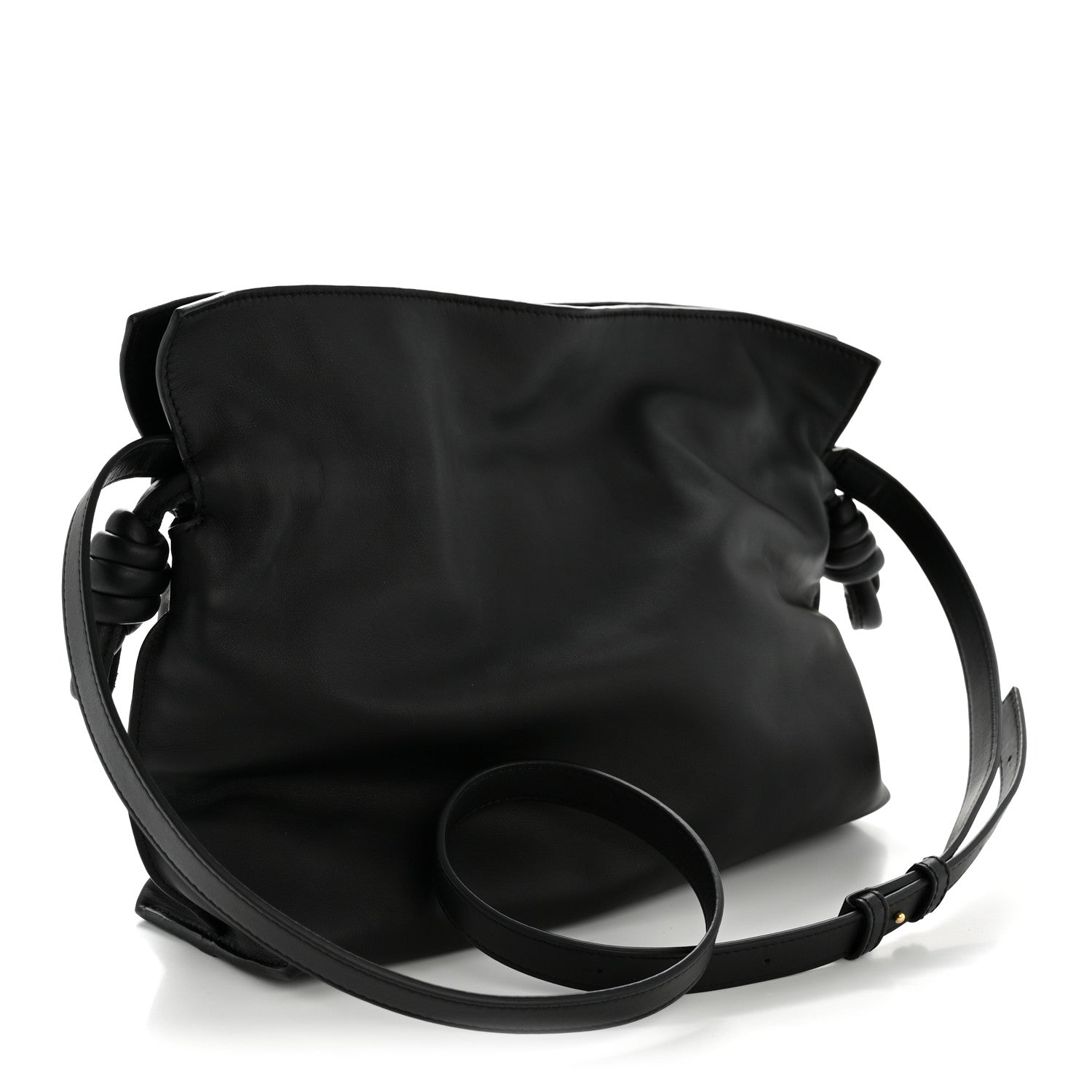 Loewe Nappa Medium Flamenco Knot Bag Black 2 of 10