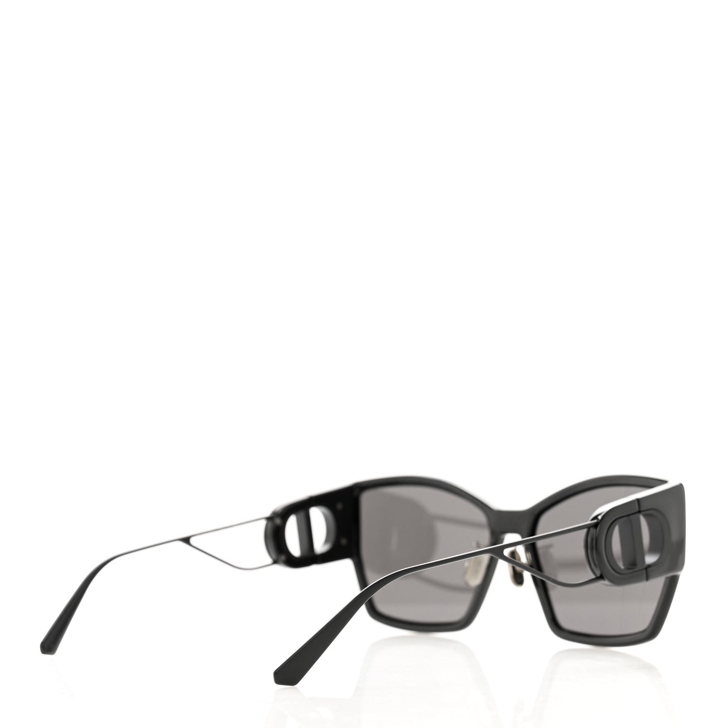 Rectangular 30 Montaigne 1 Sunglasses Black
