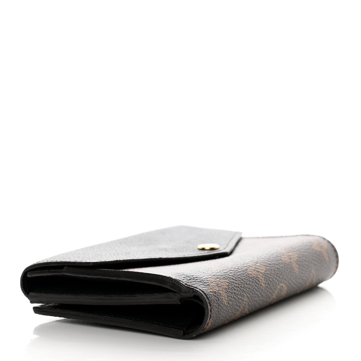 Louis Vuitton Monogram Pallas Compact Wallet Black 4 of 9