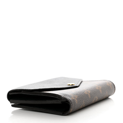 Louis Vuitton Monogram Pallas Compact Wallet Black 4 of 9
