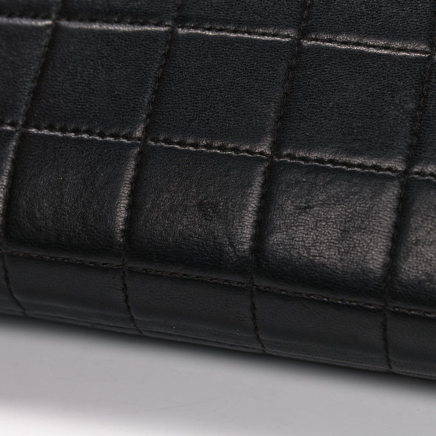 Chanel Lambskin Chocolate Bar Flap Black 18 of 25