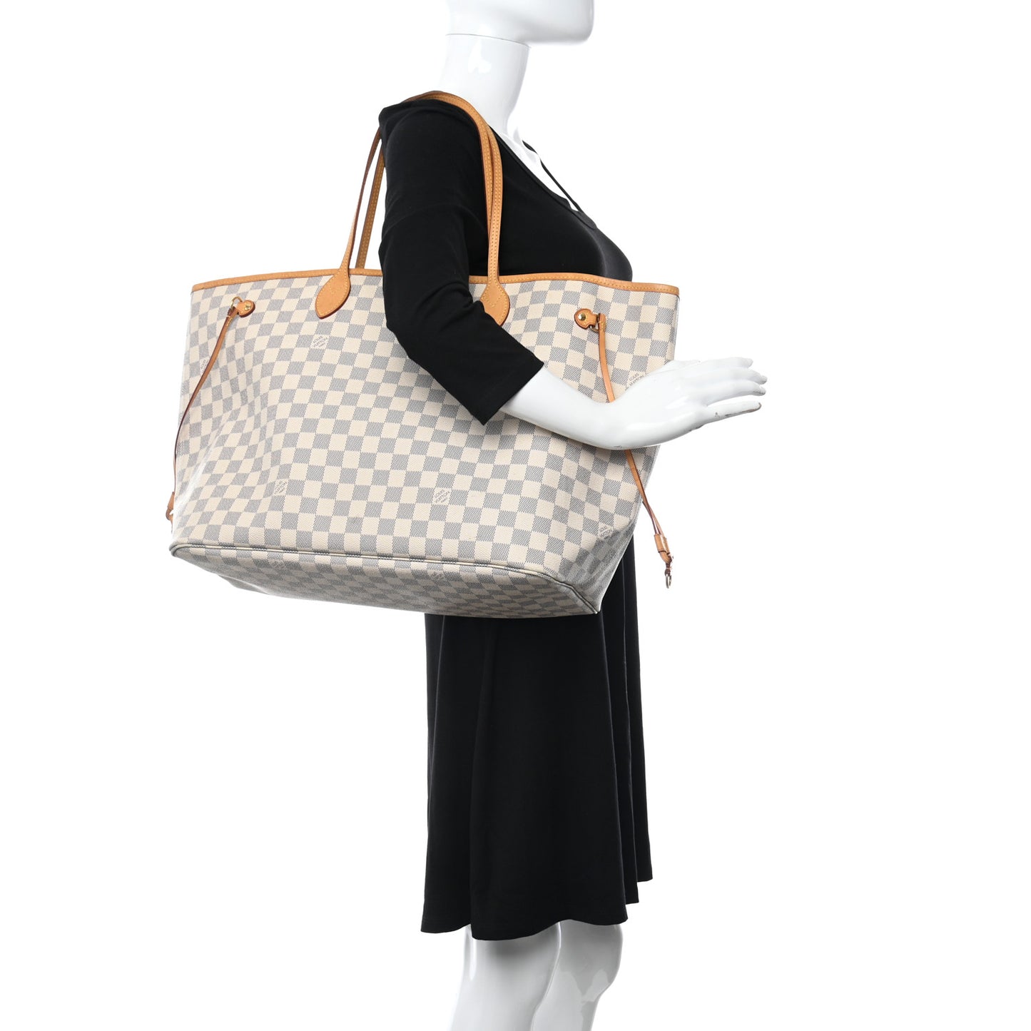Damier Azur Neo Neverfull GM Rose Ballerine