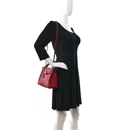 Hermes Swift Kelly Retourne 25 Rouge Grenat 2 of 11