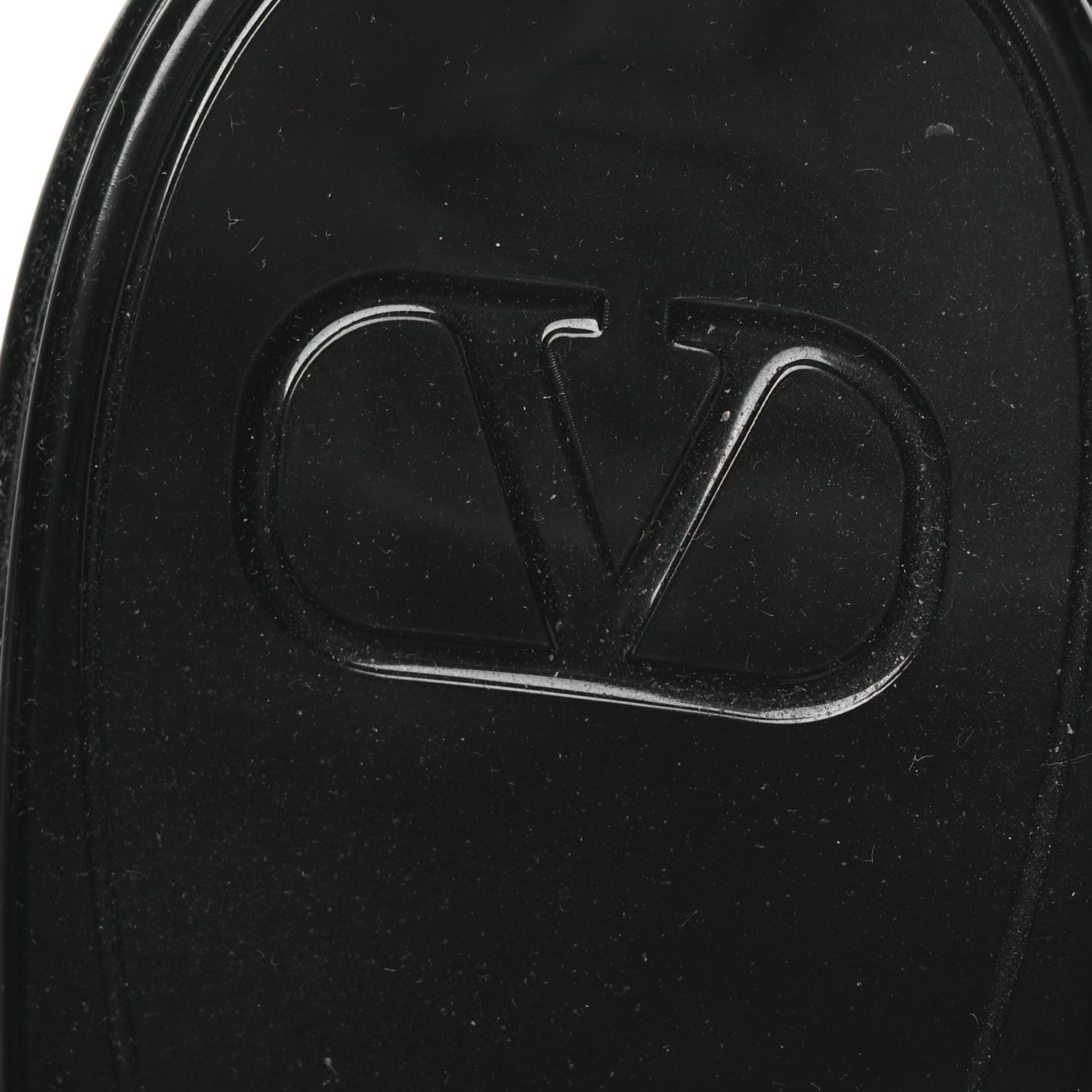 Valentino Garavani Rubber VLogo PM Platform Slide Sandals 40 Black 9 of 11