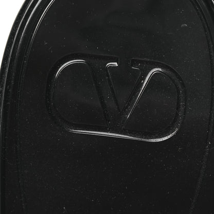 Valentino Garavani Rubber VLogo PM Platform Slide Sandals 40 Black 9 of 11