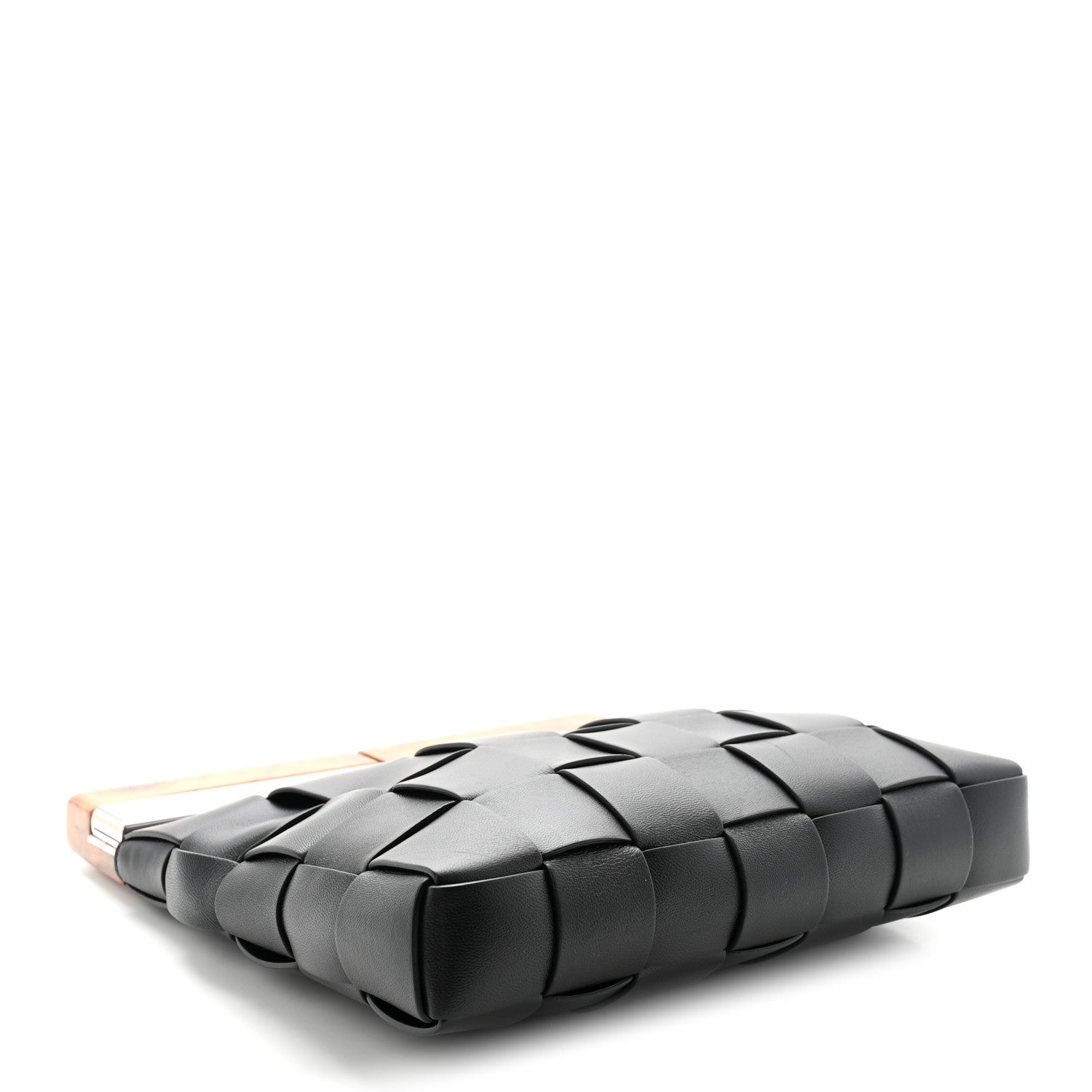 Bottega Veneta Nappa Intrecciato The Snap Clutch Black 4 of 6