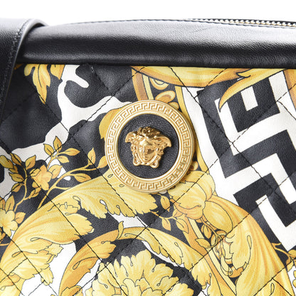 Versace Nappa Quilted Barocco Print Small Camera Bag Black 8 of 8