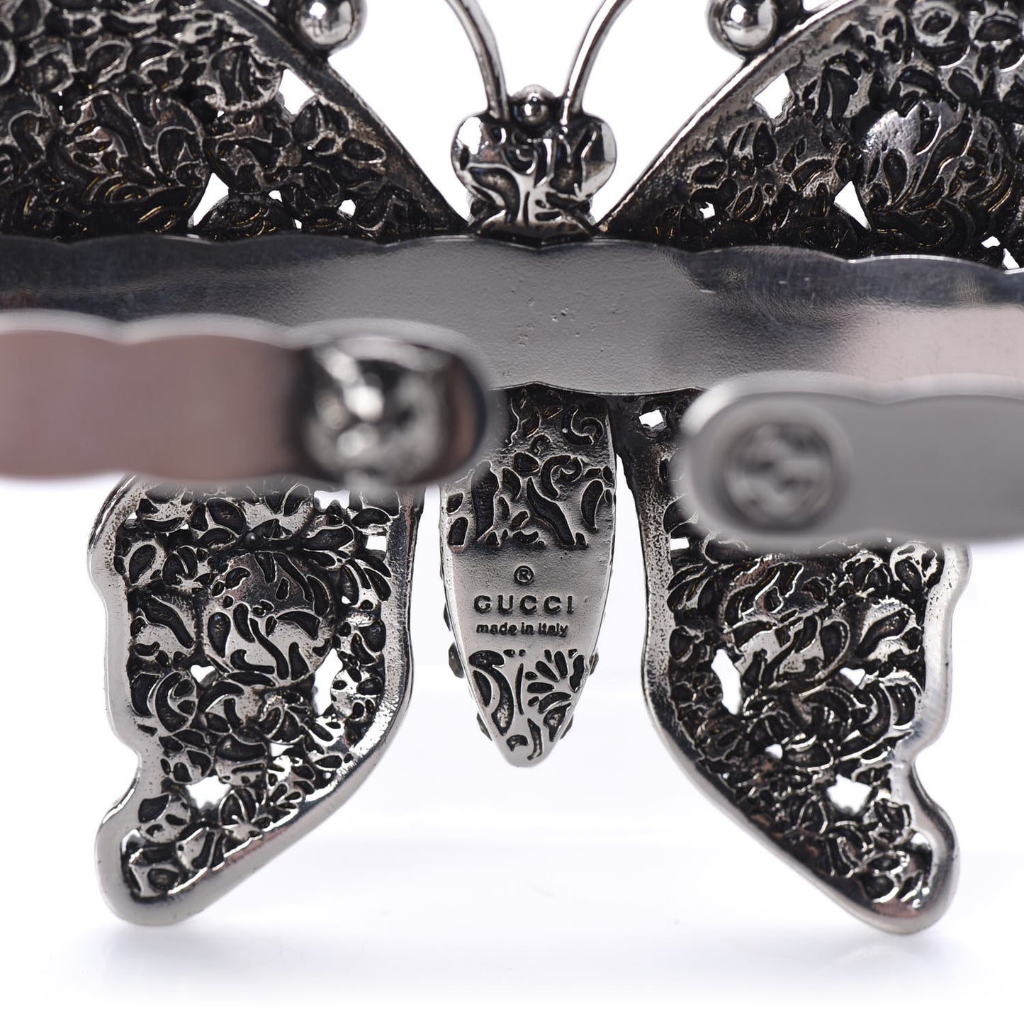 Crystal Studded Butterfly Palm Cuff