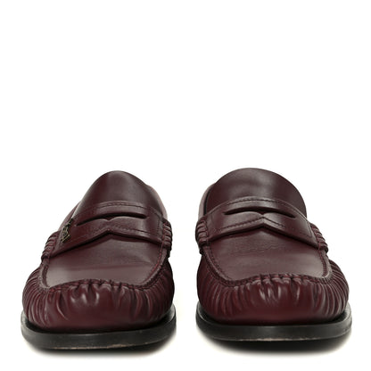 Saint Laurent Vitellino Lux Laurent 05 Mocassins 39.5 Vendome Red 3 of 10