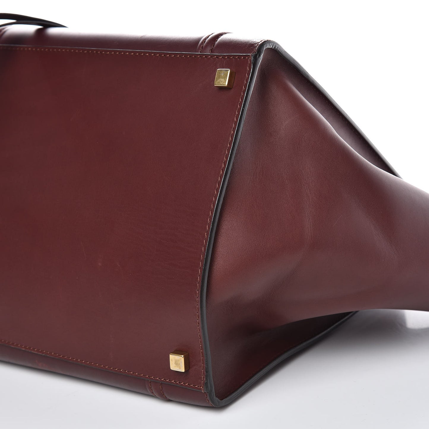Supple Calfskin Medium Phantom Luggage Burgundy