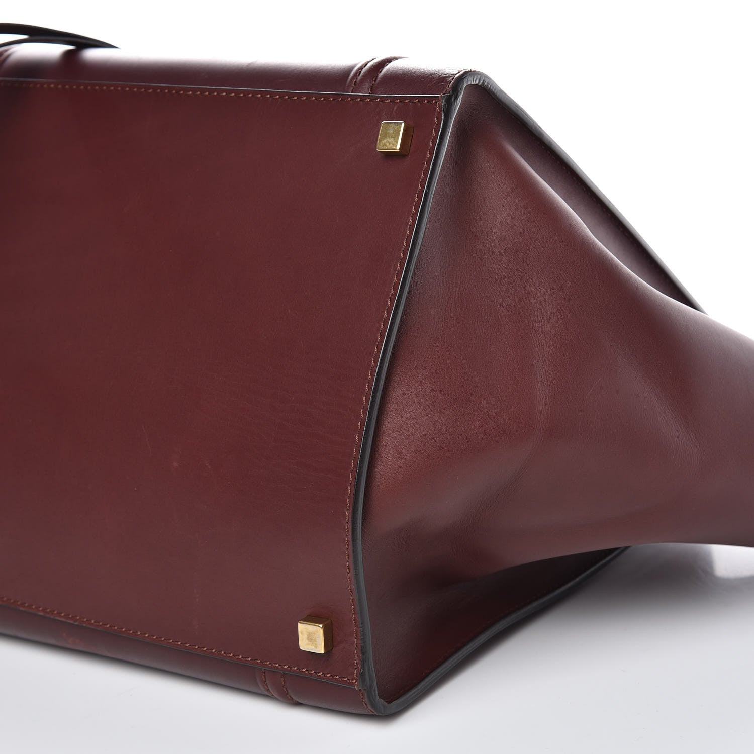 Celine Supple Calfskin Medium Phantom Luggage Burgundy 11 of 13