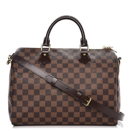 Louis Vuitton Damier Ebene Speedy Bandouliere 30 1 of 9