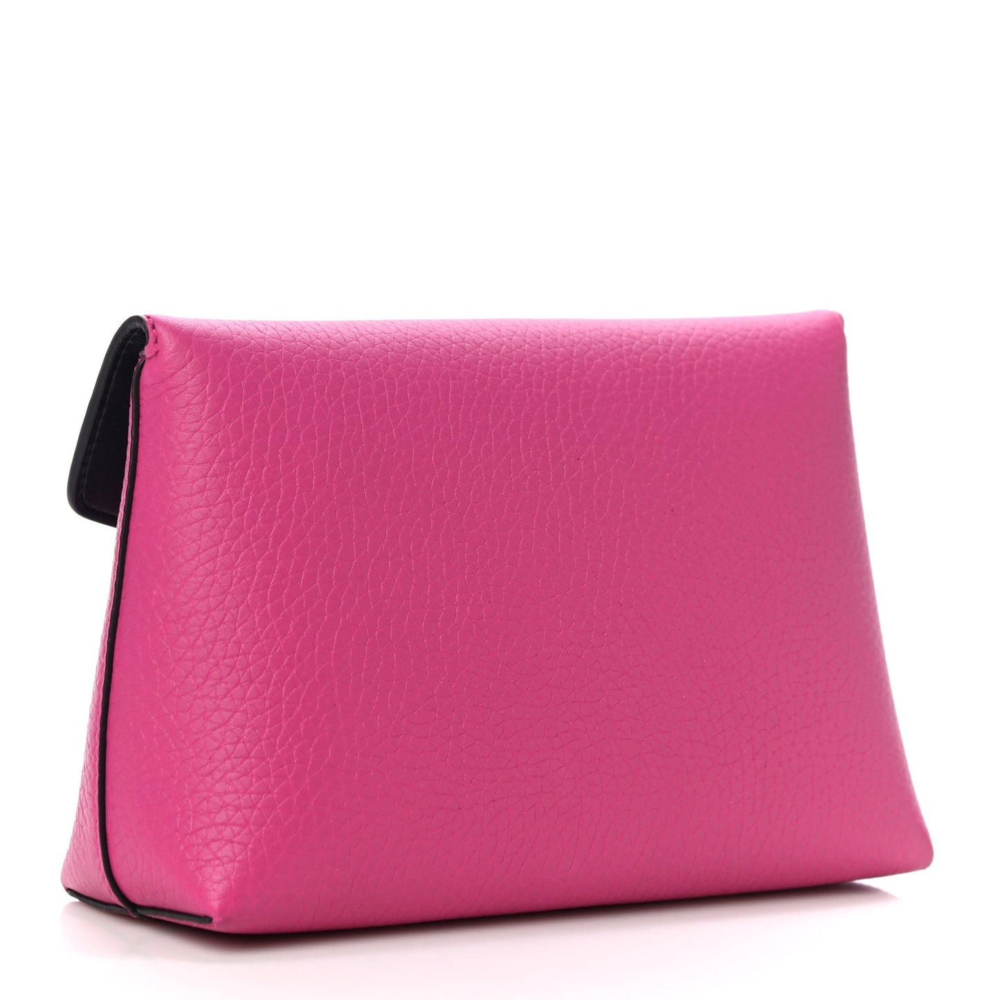Classic Grain Calfskin Darley Cosmetic Pouch Pink