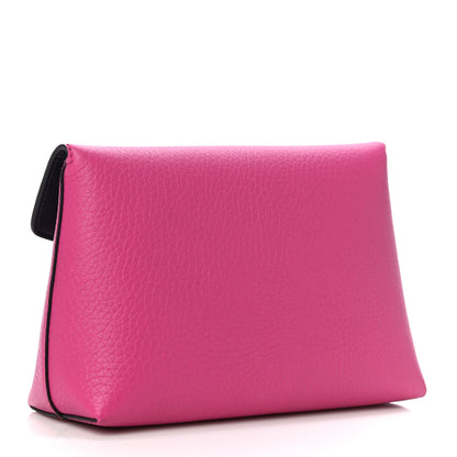 Mulberry Classic Grain Calfskin Darley Cosmetic Pouch Pink 3 of 9