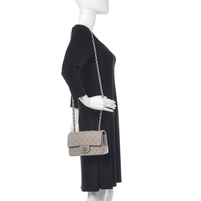 Chanel Lambskin Quilted Mini Rectangular Flap Grey 2 of 10