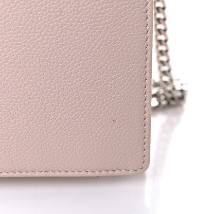 Christian Dior Grained Calfskin Diorama Wallet on Chain Pouch Rose Poudre 19 of 23