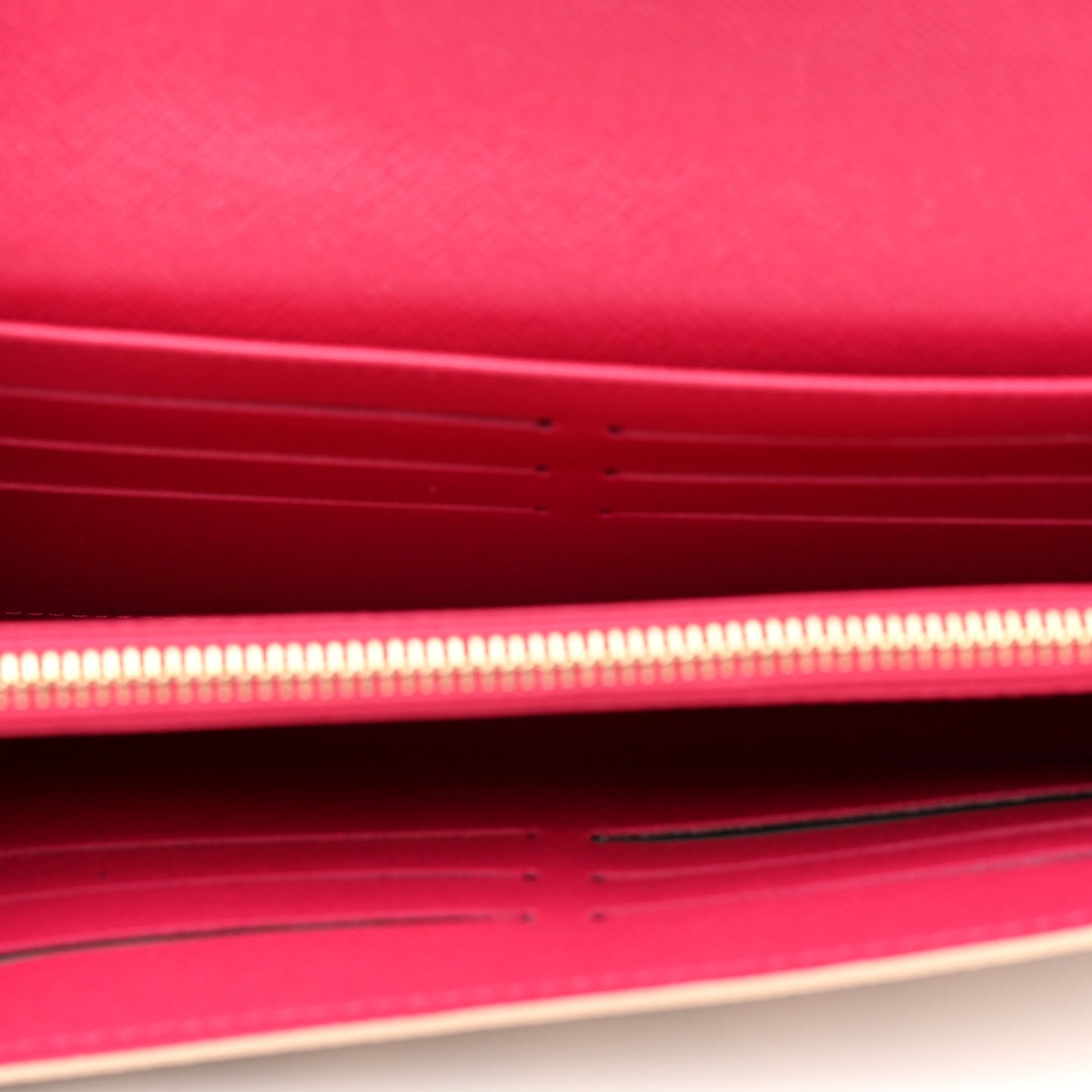 Damier Azur Studded Sarah Wallet NM Fuchsia