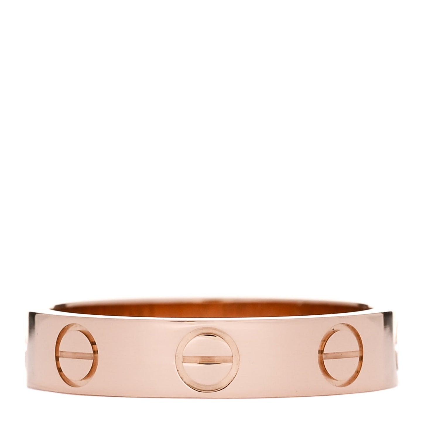 18K Pink Gold 3.5mm LOVE Wedding Band Ring 47 4