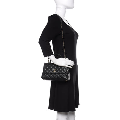 Chanel Caviar Quilted Mini Coco Handle Flap Black 2 of 11